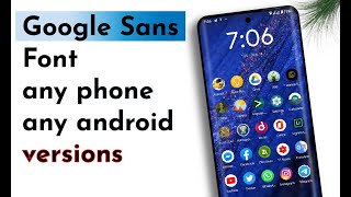 Google Sans Font For All Android Devices