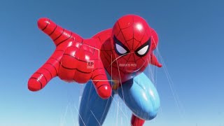 Balloon Characters Take To The Skies As Macys Prepares For Thanksgiving Day Parade