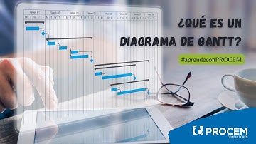 ¿Qué es un Diagrama de Gantt? - Vídeo Tutorial #aprendeconPROCEM