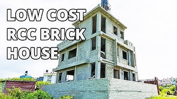 RCC Brick House - Low cost, earthquake resistant - Interlocking Bricks Nepal