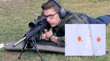 [Unedited] 224 Valkyrie AR-15 5-Shot group, 0.500", 100 Yards (see full story)