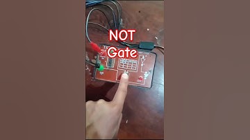Logic gate || NOT Gate 👌🏻😎 ||universal logic gates👍 #experiment #science #practical   #physics