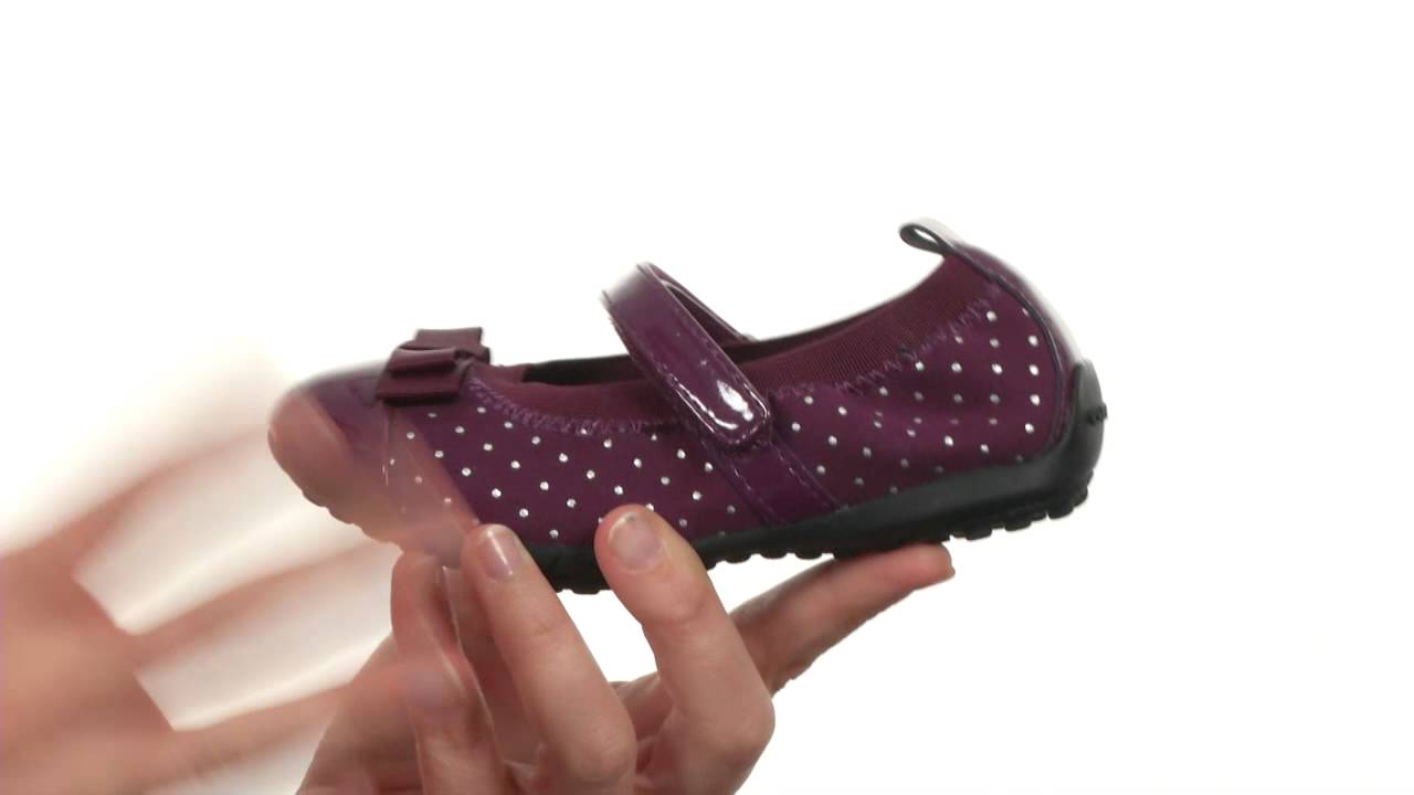 Ballerines Geox Pour Fille - Semelle Respirante Brevetée - Cuir Sans Chrome - Taille Grandit