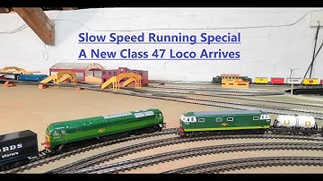 A Slow Speed Running Special On The Tri-ang Super 4 Layout. A New Loco Arrives, The R.060 Class 47