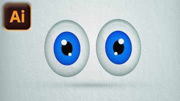 Adobe Illustrator Beginner Tutorial - How to Draw Eyes HD