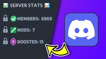 🔟✅ Set up Discord Member Stats Counter // Tutorial 🔊