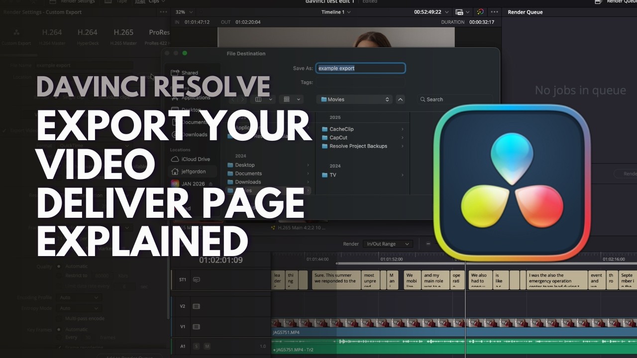 How to Export a Video in DaVinci Resolve – Deliver Page Walkthrough ...