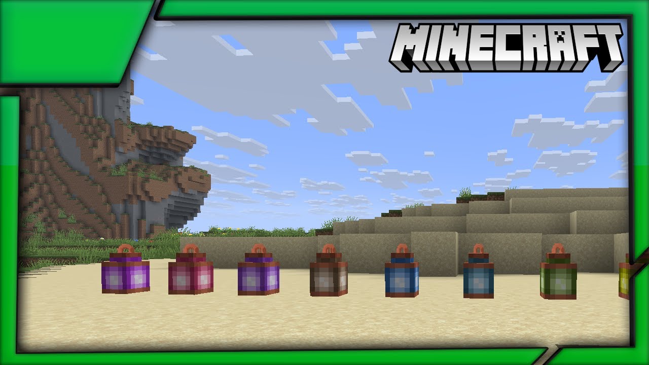 Colorful Copper Lanterns | медные фонари Майнкрафт мод