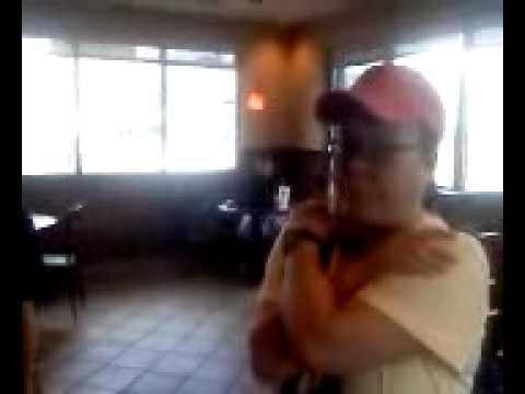 Old Lady Dances and Sings at McDonalds