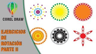 EJERCICIOS DE ROTACION PARTE II EN COREL DRAW