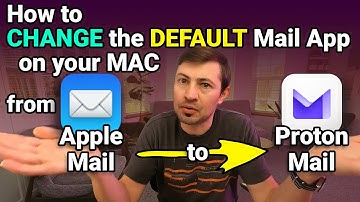 How to Change the Default Mail App on a Mac from Apple Mail to Proton Mail