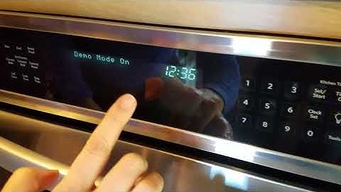 KitchenAid Oven Demo Mode on and off