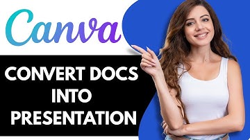 How to use Canva Docs and convert them to presentations in canva