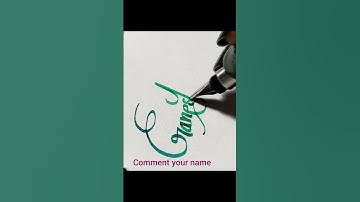 calligraphyname ganesh,,comment and share👍#satisfying#calligraphy #signature#lettering#trending#art