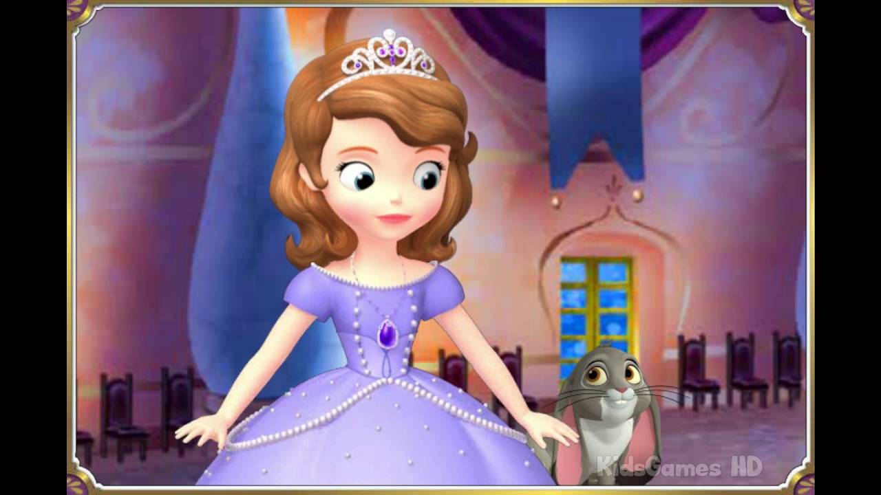 Sofia the First Game Sofia Castle Keys Disney Cartoon Sofia