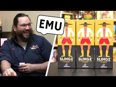 Hilarious quickfire card game SLINGZ