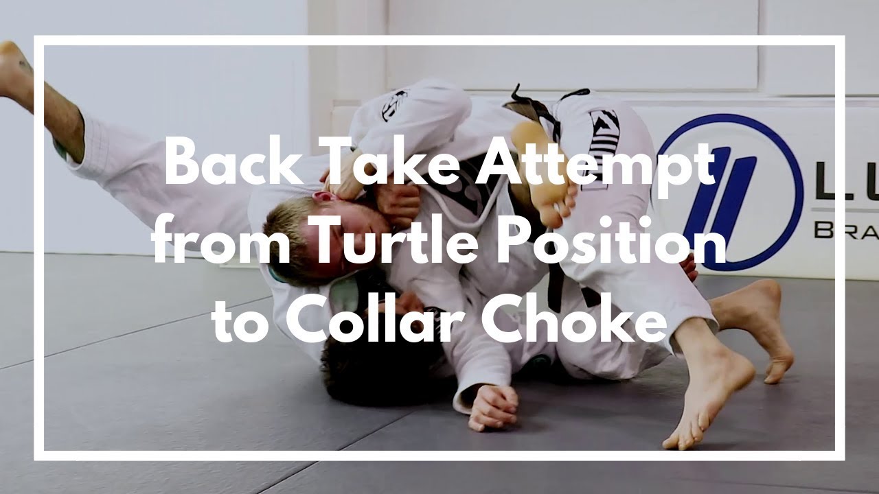 Back Take Attempt from Turtle Position to Collar Choke - YouTube