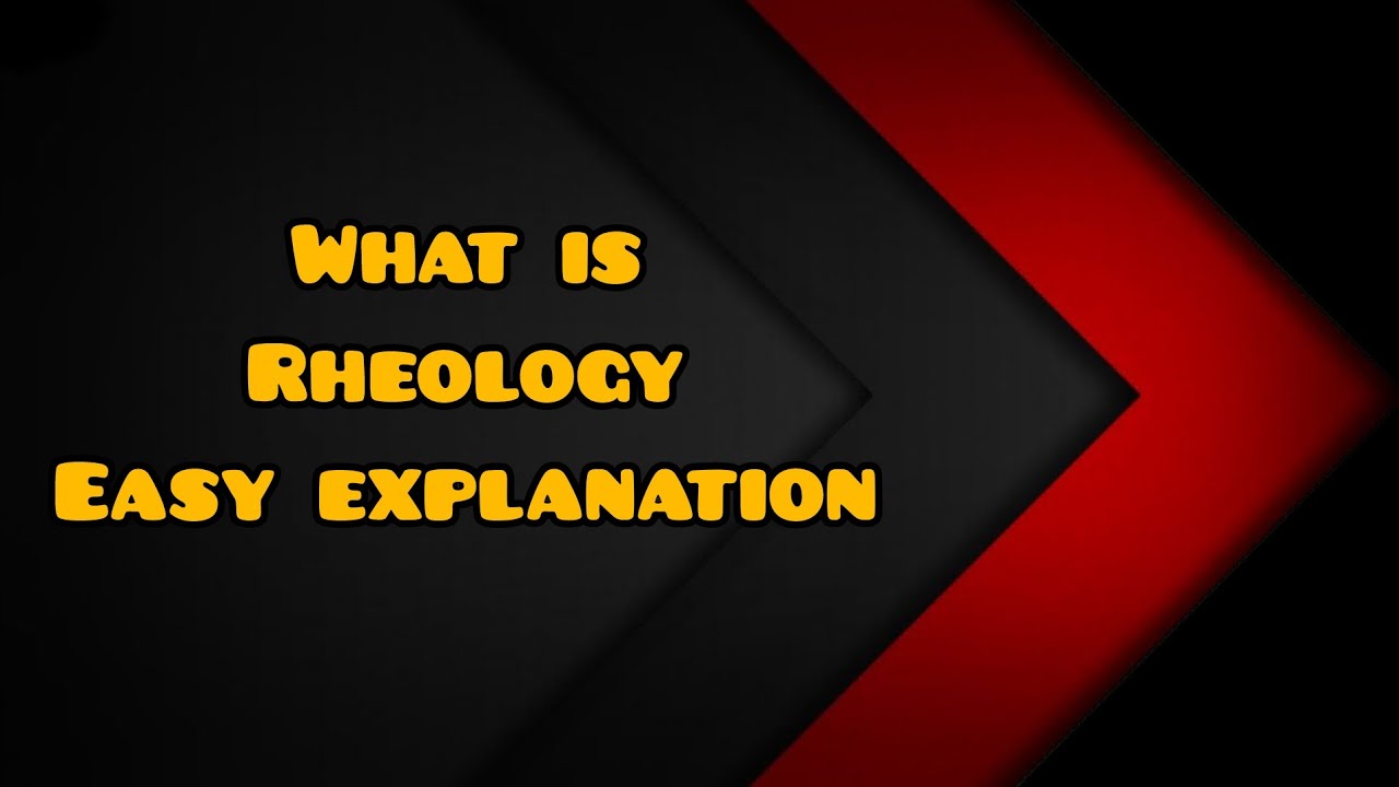 Rheology - Newtonian and non Newtonian fluid 