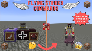 Command Block Tutorial #284: Flying Strider Commands in Minecraft (1.21.5+)