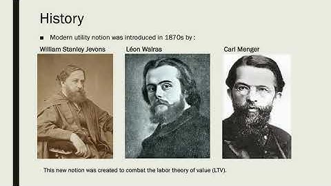 Economics - Utility Theory - Part 1 - History