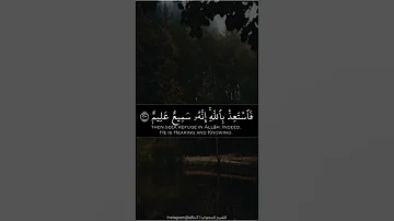 و إ م ا ي نز غ ن ك م ن الش يطان ن زغ ف است ع ذ ب الل ه إ ن ه س ميع ع ليم 