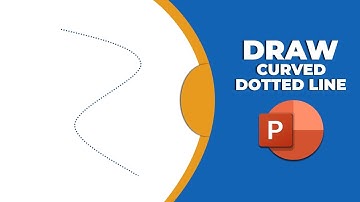 how to draw curved dotted line in PowerPoint