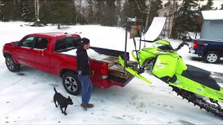 Home Made Sled Deck and Snowmobile Lift