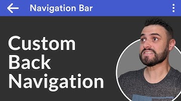 React Custom Back Navigation in the AppBar - Making Of - 32
