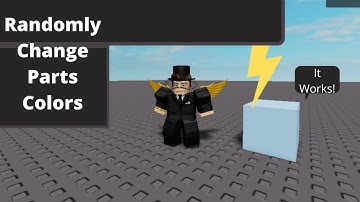 How To Make A Part Randomly Change Colors | ROBLOX STUDIO