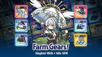 Magical Girls Idle Gameplay