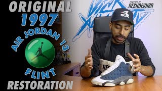 Original 1997 Air Jordan 13 Flint Restoration by Vick Almighty