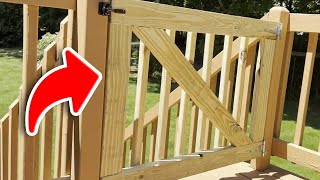 Building a Deck Gate | Home Improvement