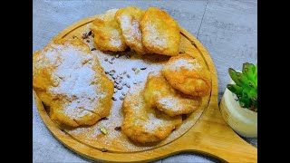 التمرية النابلسية حلوى فلسطينية قديمة باسهل المكونات palestinian fried pastry recipe
