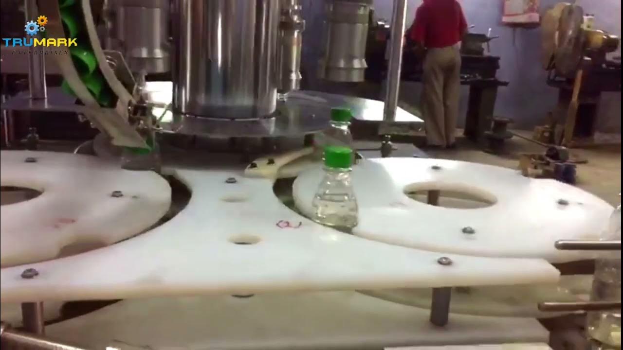 AUTOMATIC 4 HEAD PET BOTTLE CAPPING MACHINE YouTube