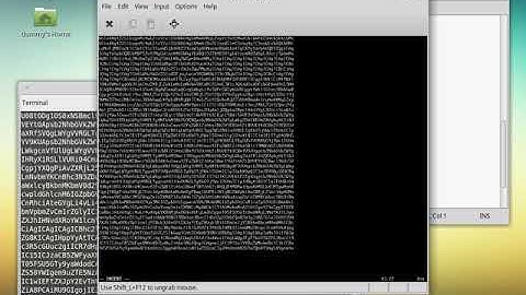 File transfer via keyboard (Linux host)