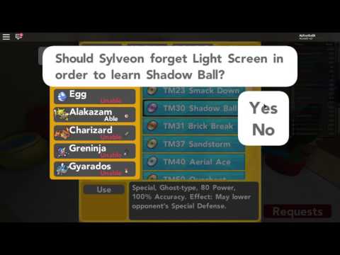 Tm Shadow Ball 42 Pokemon Brick Bronze Roblox By Alfx - how to find duskballsecret place in silvent city roblox pokemon brick bronze