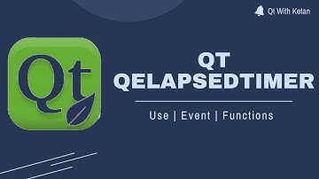 Qt QElapsedTimer | Calculate And Measure Process Time | Qt C++ | Qt Creator | Qt Tutorial
