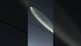 Rocket over Southern California? La Jolla March 18, 2024, Space X?