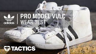 Adidas Model Vulc ADV Skate Shoes Wear Test Review - Tactics - YouTube