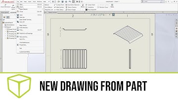 SOLIDWORKS Tips and Tricks — New Drawing From Part