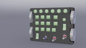 Blender - F16 Integrated Control Panel (ICP) 2019