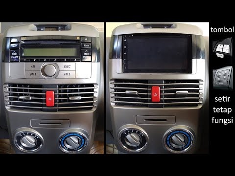 How to Change Double Din Radio Toyota Rush / Daihatsu Terios 2006-2016