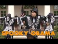 Obama Sings Spooky Scary Skeletons, but it's faster, causing all skeletons that dance along to clack