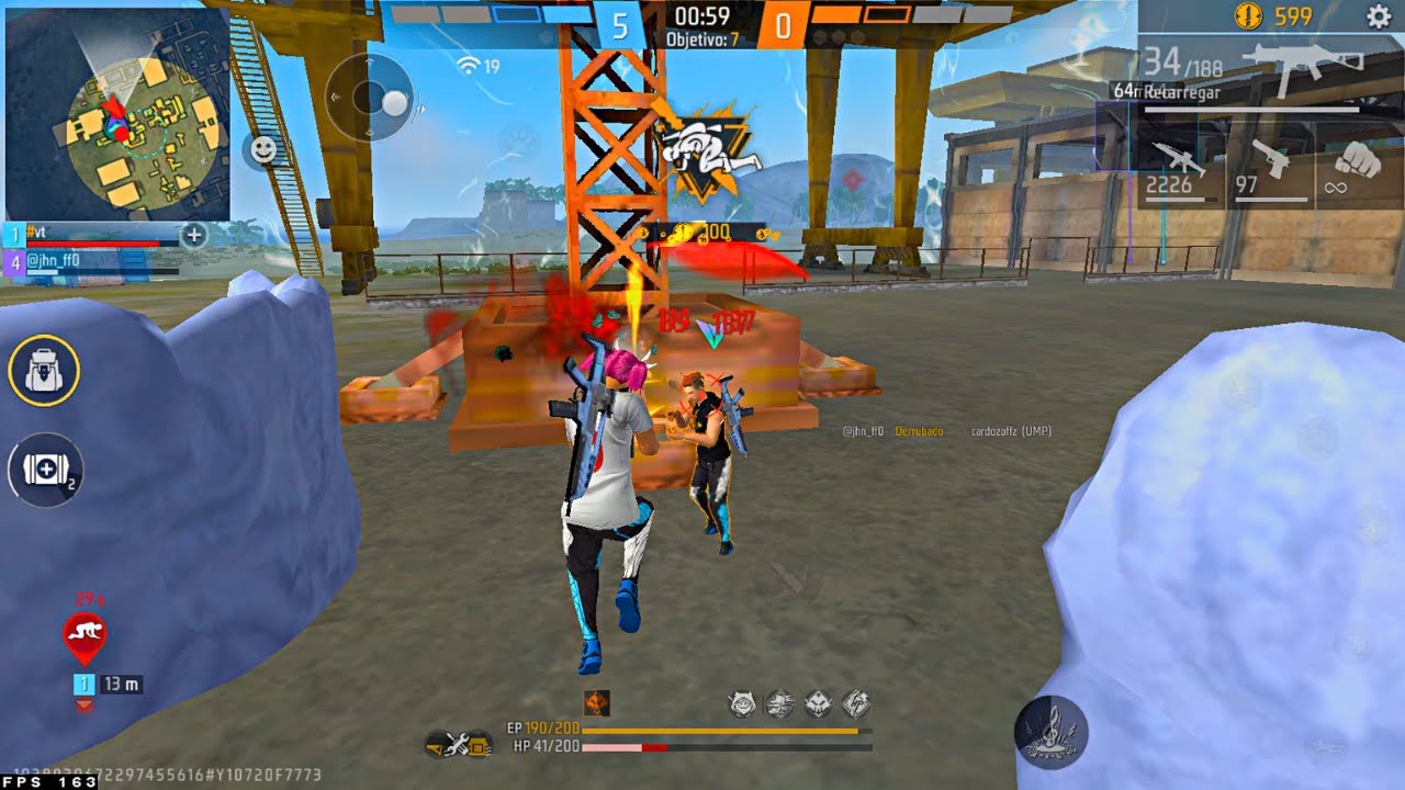 HIGHLIGHTS EM 4x4 APOSTADO! 🥋☀️ Highlights Free Fire 1280x720 Ryzen 5 5600 GTX 1050Ti