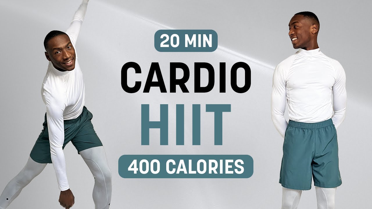 20 MIN CARDIO HIIT WORKOUT | 400 Calories | For Fat Loss | No Equipment ...