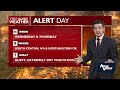 More dangerous fire weather through Saturday, highs staying in 90s