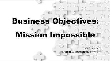 How to Plan Quality Goals | How to Meet Quality Objectives | Developing Quality Goals and Objectives