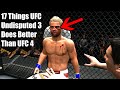 17 Things UFC Undisputed 3 Does Better Than UFC 4