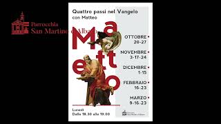 I Incontro di catechesi 2025 - 2026: Il vangelo secondo Matteo