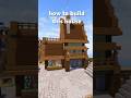 Hardcore Minecraft Harbor House Tutorial #3 #shorts